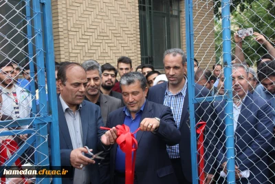 با حضور دکتر خجسته نماینده مردم همدان، فامنین و قهاوند در مجلس شورای اسلامی و سایر مسئولین برگزار شد:

مراسم افتتاح رسمی، پروژه های عمرانی پردیس شهید مقصودی همدان