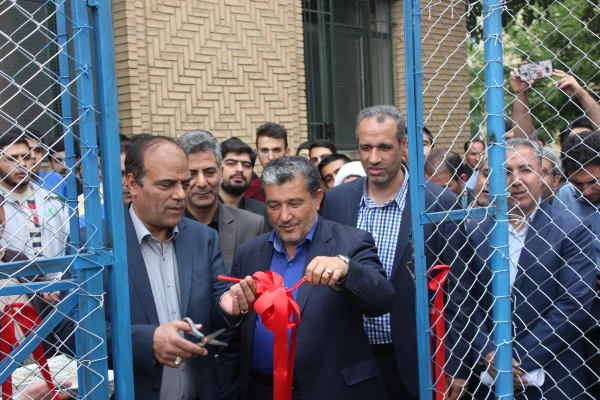 افتتاح پروژه های عمرانی پردیس شهید مقصودی همدان