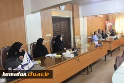 جلسه هم اندیشی اعضای هیات علمی دانشگاه فرهنگیان همدان با محوریت دفتر نهاد نمایندگی مقام معظم رهبری (مدظله العالی)