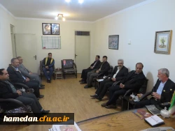 دیدار آقای دکتر طاهری رئیس سازمان بسیج اساتید استان همدان با دکتر علی صوفی سرپرست دانشگاه فرهنگیان همدان