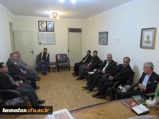 دیدار آقای دکتر طاهری رئیس سازمان بسیج اساتید استان همدان با دکتر علی صوفی سرپرست دانشگاه فرهنگیان همدان