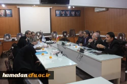 تشکیل جلسه گروه علوم تربیتی دانشگاه فرهنگیان همدان