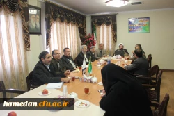 در ادامه ی نشست های هم اندیشی اعضای هیات علمی دانشگاه فرهنگیان همدان با حضور مسئول دفتر نهاد نمایندگی مقام معظم رهبری (مدظله العالی)
