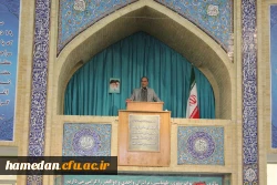 دکتر علیرضا علی صوفی در سخنرانی پیش از خطبه های نماز جمعه همدان:
دانشگاه فرهنگیان در فرازهای مختلف مورد تاکید رهبر معظم انقلاب است