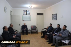 حضور هیات ارزیاب استانداری همدان در پردیس شهید مقصودی