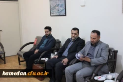 حضور هیات ارزیاب استانداری همدان در پردیس شهید مقصودی
