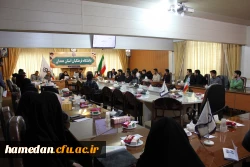 گردهمایی اعضای هیات علمی گروه زبان و ادبیات فارسی با دانشجو معلمان این رشته تحصیلی در سالن ملاصدرا