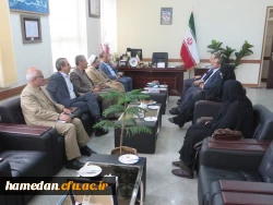 دیدار سرپرست دانشگاه فرهنگیان همدان با مدیر کل آموزش و پرورش استان در طلیعه سال 1398
