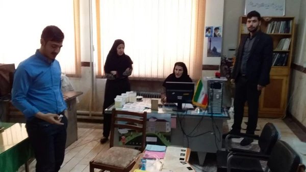 اجرای طرح پایش سلامت به همت واحد بهداشت و تغذیه پردیس شهید مقصودی با همکاری مرکز بهداشت شهرستان همدان