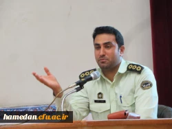 نشست « فضای مجازی،فرصت ها و تهدیدها» با حضور سروان نقوی کارشناس پلیس فتا در پردیس شهید مقصودی همدان برگزار شد