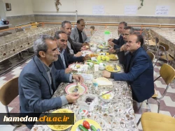 حضور سرپرست مدیریت استان و صرف افطاری ساده در کنار دانشجو معلمان پردیس شهید باهنر همدان