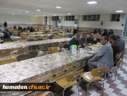 حضور سرپرست مدیریت استان و صرف افطاری ساده در کنار دانشجو معلمان پردیس شهید باهنر همدان