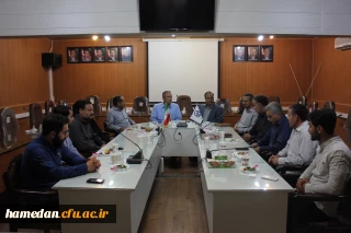 جلسه توجیهی شاغلین بخش حراست فیزیکی دانشگاه فرهنگیان همدان با حضور سرپرست مدیریت امور پردیس های استان برگزار شد