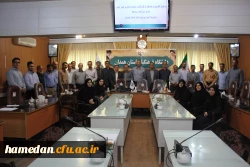 آیین تکریم و معارفه ی عامل مالی دانشگاه فرهنگیان همدان برگزار ش