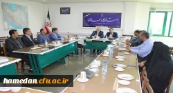 جلسه کمیته هیات امنای استانی دانشگاه فرهنگیان همدان با حضور معاون سیاسی امنیتی استانداری و دکتر طاهری نیا معاون پژوهشی و فناوری دانشگاه فرهنگیان برگزار شد