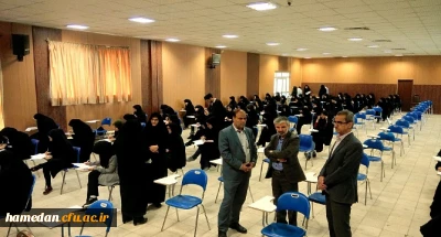 بازدید مدیرکل خدمات آموزشی سازمان مرکزی از نحوه برگزاری امتحانات در پردیس های دانشگاه فرهنگیان همدان