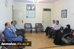 بازدید خانم دکترعلی نژاد معاون دانشجویی دانشگاه فرهنگیان از پردیس های استان همدان