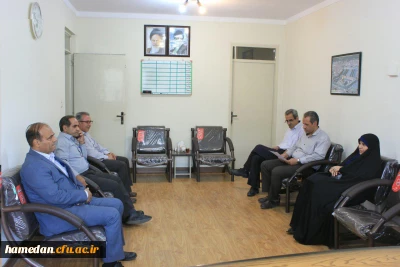 بازدید خانم دکتر علی نژاد معاون دانشجویی دانشگاه فرهنگیان از پردیس های استان همدان