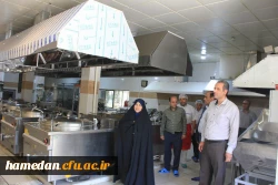 بازدید خانم دکترعلی نژاد معاون دانشجویی دانشگاه فرهنگیان از پردیس های استان همدان