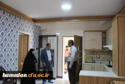 بازدید خانم دکترعلی نژاد معاون دانشجویی دانشگاه فرهنگیان از پردیس های استان همدان