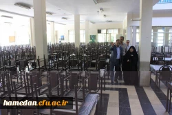 بازدید خانم دکترعلی نژاد معاون دانشجویی دانشگاه فرهنگیان از پردیس های استان همدان