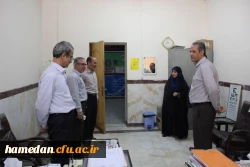 بازدید خانم دکترعلی نژاد معاون دانشجویی دانشگاه فرهنگیان از پردیس های استان همدان