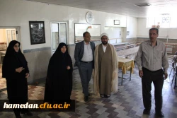 بازدید خانم دکترعلی نژاد معاون دانشجویی دانشگاه فرهنگیان از پردیس های استان همدان