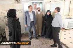 بازدید خانم دکترعلی نژاد معاون دانشجویی دانشگاه فرهنگیان از پردیس های استان همدان