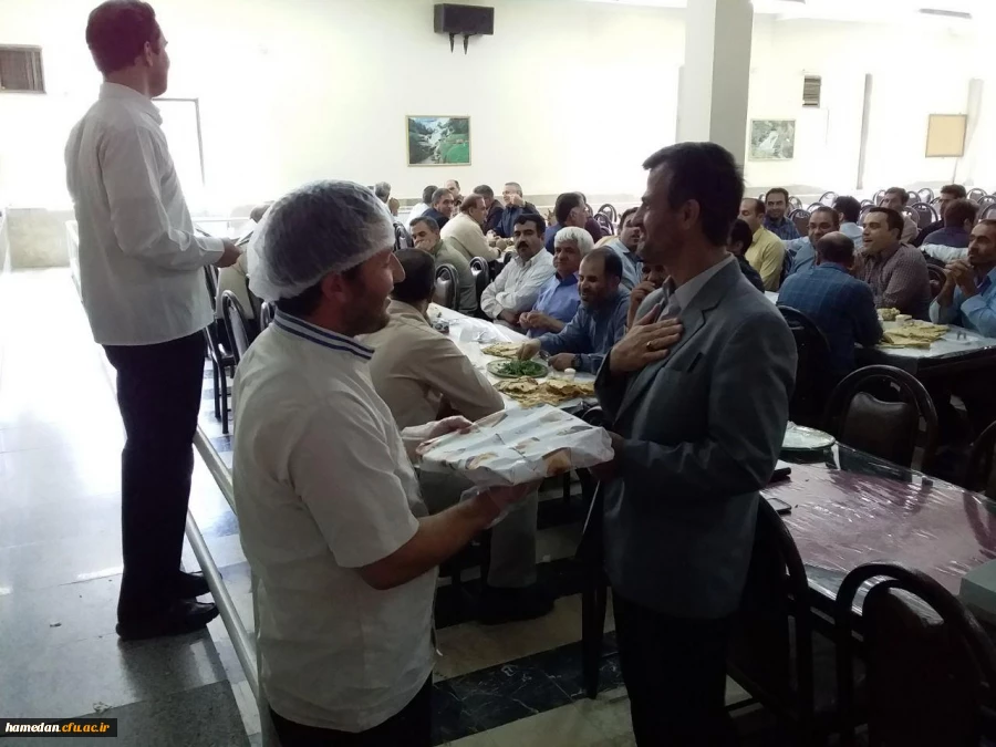 به ابتکار واحد فرهنگی و بهداشت تغذیه پردیس شهید مقصودی همدان صورت گرفت