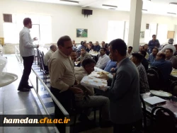 به ابتکار واحد فرهنگی و بهداشت تغذیه پردیس شهید مقصودی همدان صورت گرفت
