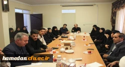 ستاد هماهنگی جهت برگزاری باشکوه مراسم اربعین در دانشگاه فرهنگیان همدان