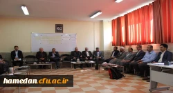 حضور سرپرست، معاونین و تنی چند از همکاران مدیریت استانی در واحد آموزش پردیس شهید مقصودی همدان 2
