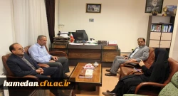 حضور سرپرست، معاونین و تنی چند از همکاران مدیریت استانی در واحد آموزش پردیس شهید مقصودی همدان 4