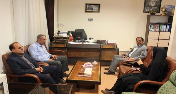 حضور سرپرست، معاونین و تنی چند از همکاران مدیریت استانی در واحد آموزش پردیس شهید مقصودی همدان 4