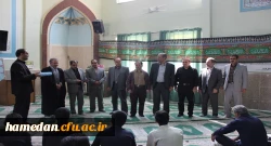 تجلیل از همکار روشندل شاغل در پردیس شهید مقصودی همدان 2