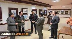 نمایشگاه آثار نقاشی آبرنگ علیرضا بردستانی دانشجو معلم پردیس شهید مقصودی همدان 2