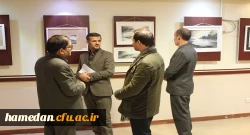 نمایشگاه آثار نقاشی آبرنگ علیرضا بردستانی دانشجو معلم پردیس شهید مقصودی همدان 3