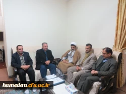 بازدید رئیس تبلیغات اسلامی شهرستان همدان از سراهای دانشجویی پردیس شهید مقصودی همدان 2