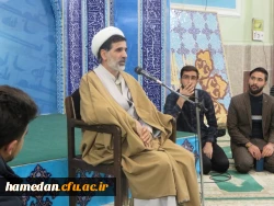 بازدید رئیس تبلیغات اسلامی شهرستان همدان از سراهای دانشجویی پردیس شهید مقصودی همدان 4