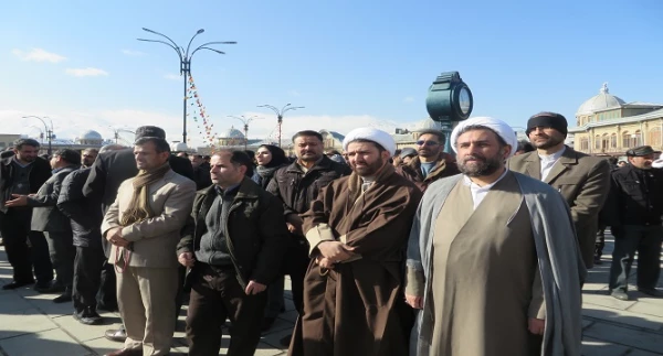 حضور سرپرست، معاونین، مسئول نهاد رهبری و کارکنان دانشگاه فرهنگیان همدان در برنامه گرامیداشت یوم الله نه دی 5