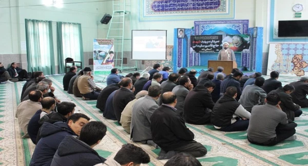 فریاد مرگ بر آمریکای اعضای هیات علمی، کارکنان و دانشجویان دانشگاه فرهنگیان استان همدان 5