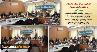 مدیرکل آموزش و پرورش استان همدان در جلسه ی کارگروه هیات امنا

همواره به دنبال توسعه دانشگاه فرهنگیان هستیم زیرا بیشترین سود این دانشگاه به آموزش و پرورش می رسد