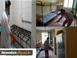 خانه تکانی در پردیس شهید مقصودی همدان برای استقبال از سال جدید
 4