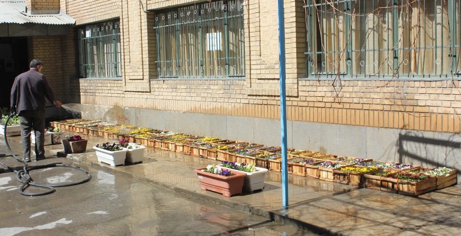 خانه تکانی در پردیس شهید مقصودی همدان برای استقبال از سال جدید
 8