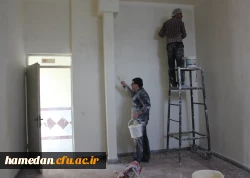 خانه تکانی در پردیس شهید مقصودی همدان برای استقبال از سال جدید
 10