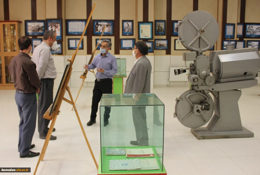 بازدید از مراحل پایانی آماده سازی موزه مراکز تربیت معلم استان همدان 2