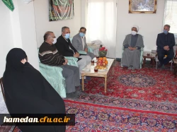 دیدار صمیمی مسئولین دانشگاه فرهنگیان همدان با خانواده ی دانشجو معلم شهید، محمد رضا اصیلی 2