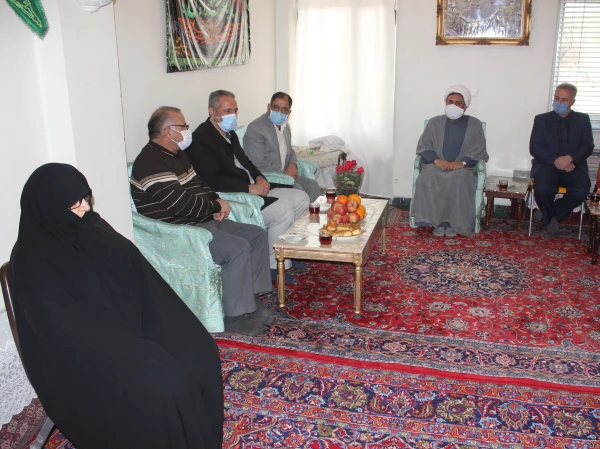 دیدار صمیمی مسئولین دانشگاه فرهنگیان همدان با خانواده ی دانشجو معلم شهید، محمد رضا اصیلی 2