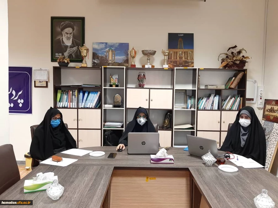 اولین نشست مجازی مسئولین و کارکنان این پردیس با دانشجومعلمان جدید الورود سال 1399 4