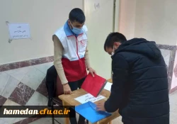 گزارش تصویری از تلاش همکاران و ادامه ی روند ثبت نام حضوری از دانشجویان نو ورود پردیس شهید مقصودی همدان 4